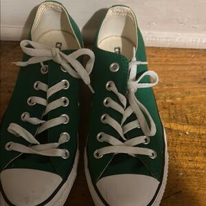 Green Canvas Sneakers Converse